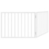 Barrière pour chien pliable à 2 panneaux Blanc 160 cm Bois de peuplier 561441561441