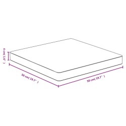 Dessus de table 50x50x4 cm bambou 561442561442