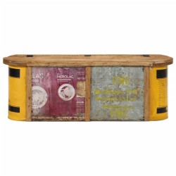 Banc de rangement/buffet 120x30x40 cm bois de récupération 561445561445