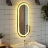Miroir de salle de bain à LED 70x30 cm ovale 561447561447