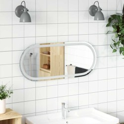 Miroir de salle de bain à LED 90x40 cm ovale 561448561448