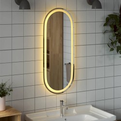 Miroir de salle de bain à LED 90x40 cm ovale 561448561448