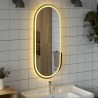 Miroir de salle de bain à LED 100x45 cm ovale 561450561450
