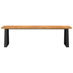 Banc avec bord vivant 160 cm bois d'acacia massif 561452561452