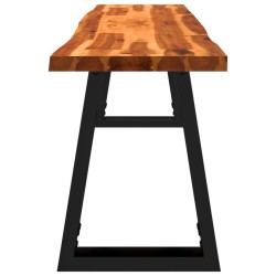 Banc avec bord vivant 160 cm bois d'acacia massif 561452561452