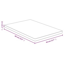 Dessus de table 40x60x2,5 cm bambou 561460561460