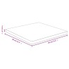 Dessus de table 80x80x4 cm bambou 561463561463