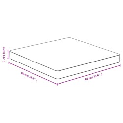 Dessus de table 60x60x4 cm bambou 561464561464