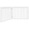 Barrière pour chien pliable 2 panneaux 160 cm bois de peuplier 561472561472