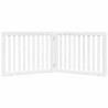 Barrière pour chien pliable 2 panneaux 160 cm bois de peuplier 561472561472