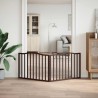 Barrière pour chien pliable 2 panneaux 160 cm bois de peuplier 561475561475