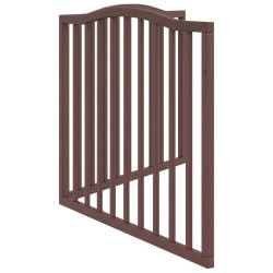 Barrière pour chien pliable 2 panneaux 160 cm bois de peuplier 561475561475