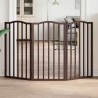 Barrière pour chien pliable 3 panneaux 150 cm bois de peuplier 561476561476