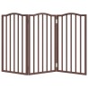 Barrière pour chien pliable 3 panneaux 150 cm bois de peuplier 561476561476
