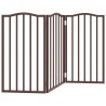 Barrière pour chien pliable 3 panneaux 150 cm bois de peuplier 561476561476