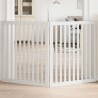 Barrière pour chien pliable 2 panneaux 160 cm bois de peuplier 561477561477