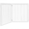 Barrière pour chien pliable 2 panneaux 160 cm bois de peuplier 561477561477