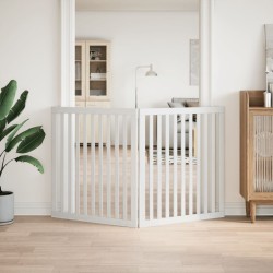 Barrière pour chien pliable 2 panneaux 160 cm bois de peuplier 561477561477