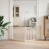 Barrière pour chien pliable 2 panneaux 160 cm bois sapin massif 561481561481