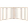 Barrière pour chien pliable 2 panneaux 160 cm bois sapin massif 561481561481