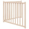 Barrière pour chien pliable 2 panneaux 160 cm bois sapin massif 561481561481