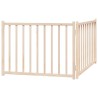 Barrière pour chien pliable 2 panneaux 160 cm bois sapin massif 561481561481