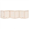 Barrière pour chien avec porte pliable 6 panneaux 300 cm Bois de peuplier 561487561487