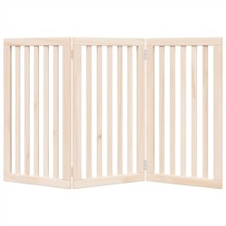 Barrière pour chien pliable à 3 panneaux 150 cm Bois de peuplier 561488561488