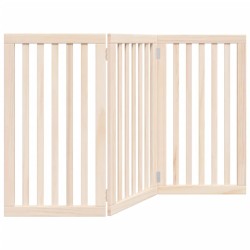 Barrière pour chien pliable à 3 panneaux 150 cm Bois de peuplier 561488561488