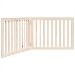 Barrière pour chien pliable à 2 panneaux 160 cm Bois de peuplier 561489561489