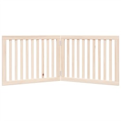 Barrière pour chien pliable à 2 panneaux 160 cm Bois de peuplier 561489561489