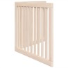 Barrière pour chien pliable à 2 panneaux 160 cm Bois de peuplier 561489561489