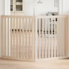 Barrière pour chien pliable 2 panneaux 160 cm bois de peuplier 561490561490
