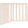 Barrière pour chien pliable 2 panneaux 160 cm bois de peuplier 561490561490