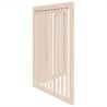 Barrière pour chien pliable 2 panneaux 160 cm bois de peuplier 561490561490