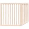Barrière pour chien pliable 2 panneaux 160 cm bois de peuplier 561490561490