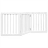 Barrière pour chien pliable 3 panneaux 150 cm bois de peuplier 561493561493