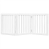 Barrière pour chien pliable 3 panneaux 150 cm bois de peuplier 561493561493