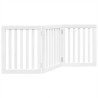Barrière pour chien pliable 3 panneaux 150 cm bois de peuplier 561493561493