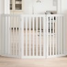 Barrière pour chien pliable 3 panneaux 150 cm bois de peuplier 561494561494