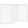 Barrière pour chien pliable 3 panneaux 150 cm bois de peuplier 561494561494