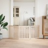 Barrière pour chien pliable à 3 panneaux 150 cm Bois de peuplier 561495561495