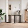 Barrière pour chien pliable à 2 panneaux Noir 160 cm Bois de peuplier 561500561500