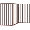 Barrière pour chien pliable 3 panneaux 150 cm bois de peuplier 561504561504