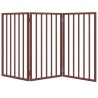 Barrière pour chien pliable 3 panneaux 150 cm bois de peuplier 561504561504