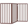 Barrière pour chien pliable 3 panneaux 150 cm bois de peuplier 561504561504