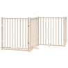 Barrière pour chien avec porte pliable 4 panneaux 320 cm Bois massif Sapin 561505561505