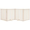 Barrière pour chien avec porte pliable 4 panneaux 320 cm Bois massif Sapin 561505561505