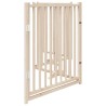 Barrière pour chien avec porte pliable 4 panneaux 320 cm Bois massif Sapin 561505561505