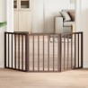 Barrière pour chien pliable 3 panneaux 150 cm bois de peuplier 561506561506